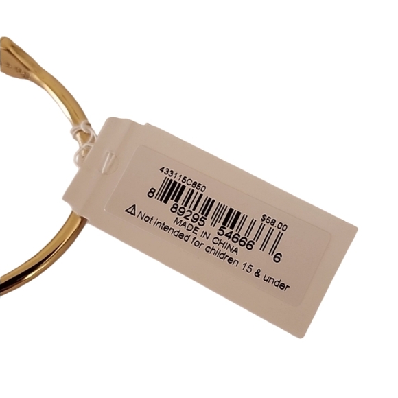 Betsey Johnson Daisy Aurora Borealis Clamper Spring Hinge Gold Bangle Bracelet - Picture 11 of 14